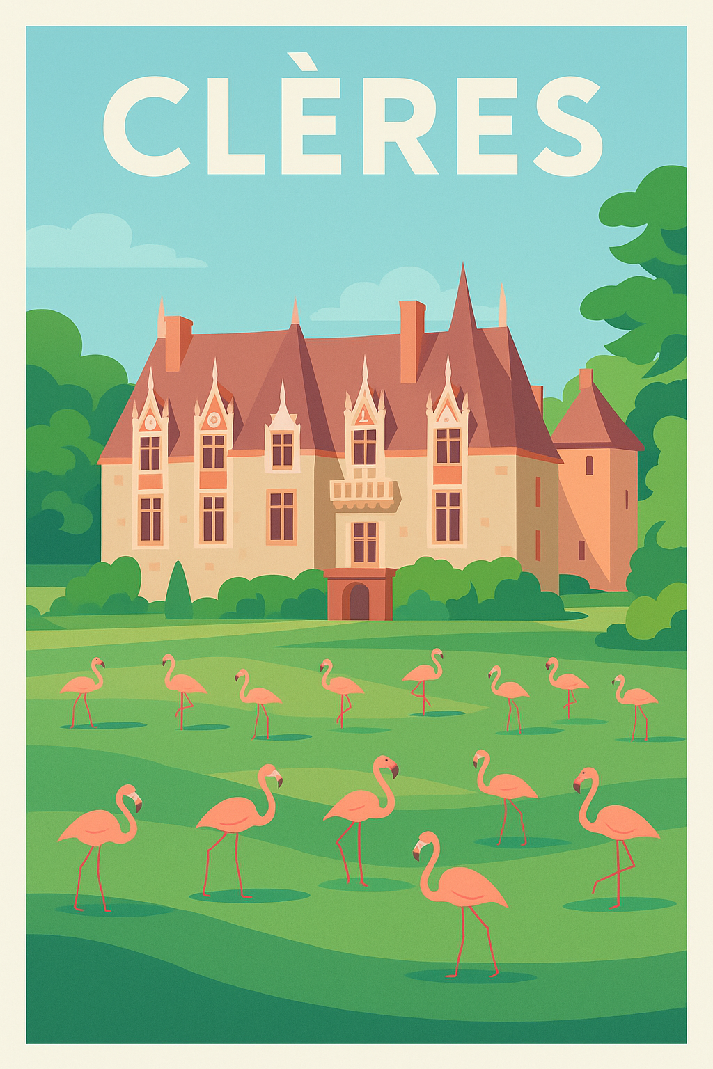Affiche de Clères - L'élégance naturelle au cœur du pays de Caux