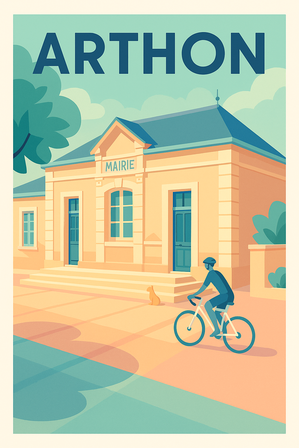 Affiche de Arthon - Charme et quiétude à la mairie