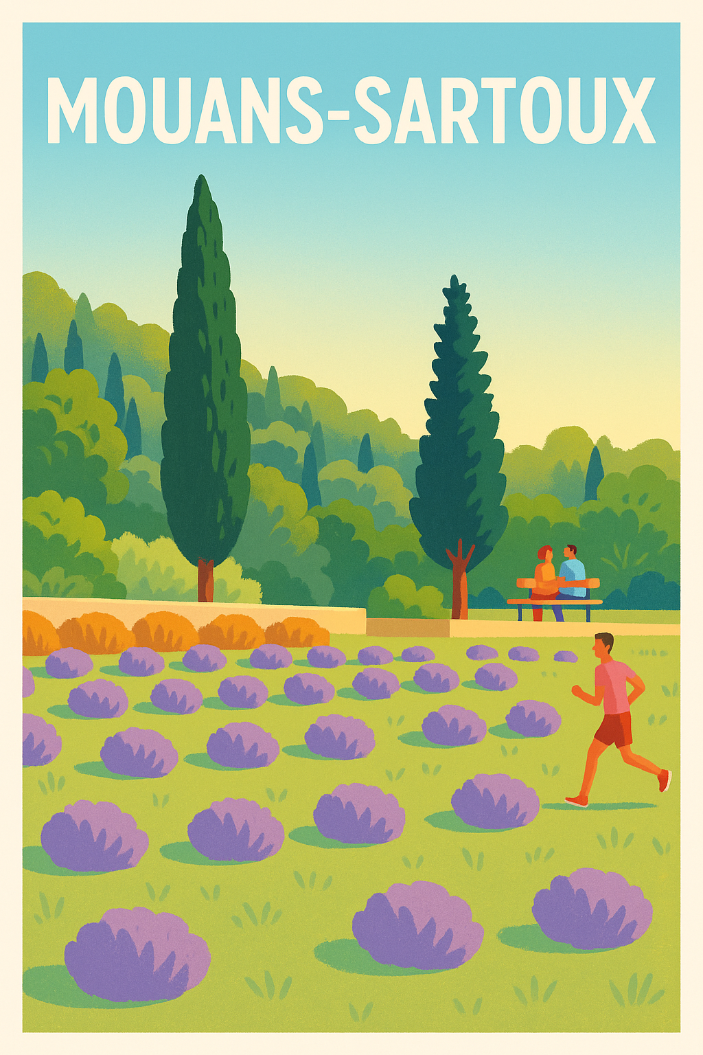 Affiche de Mouans-Sartoux - Nature et détente à l'état pur