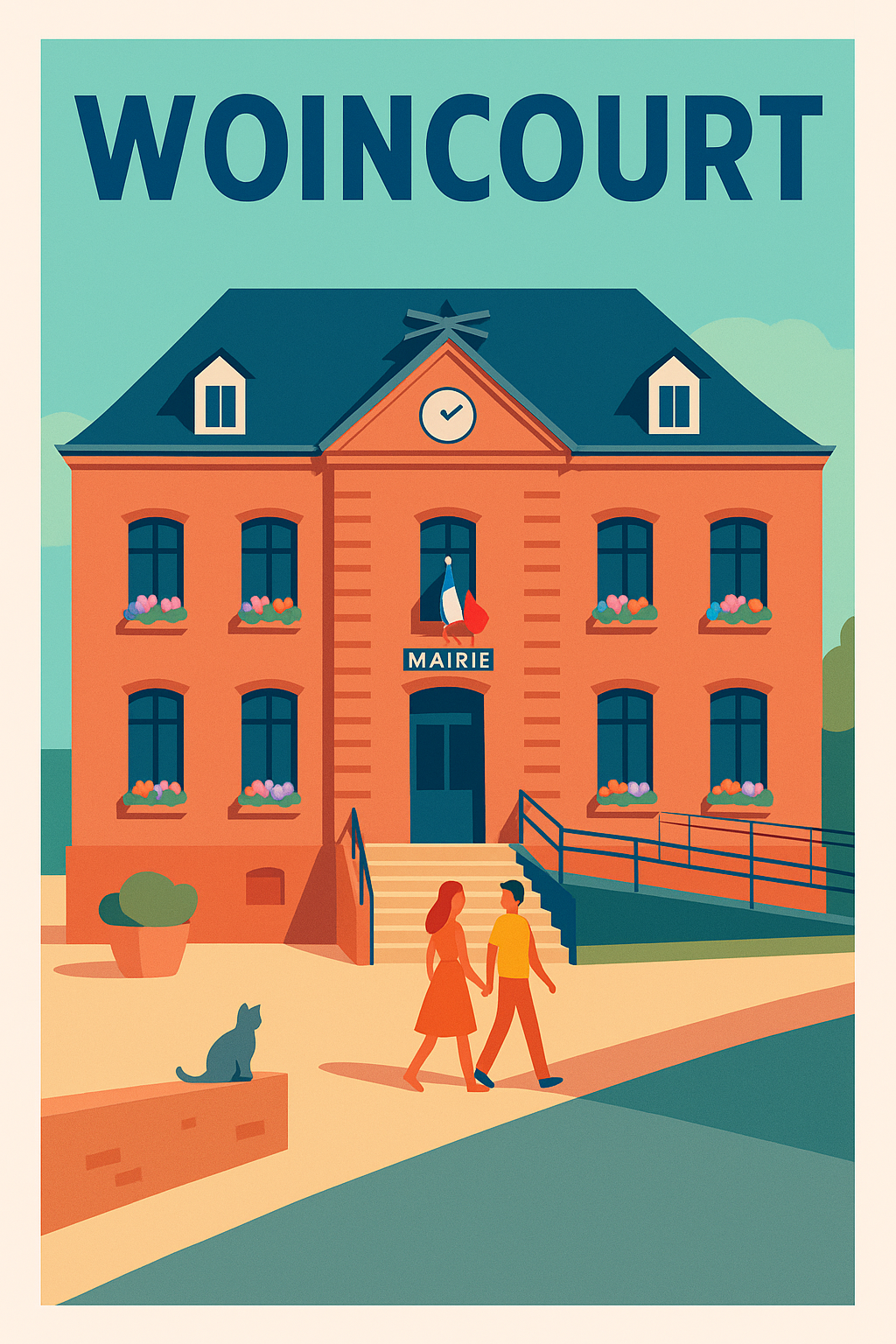Affiche de Woincourt - Charme et Sérénité au Cœur du Village