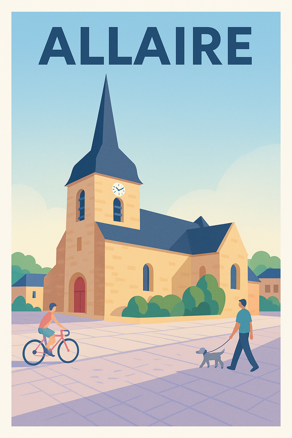 Affiche de Allaire - Charme et tranquillité au cœur du village