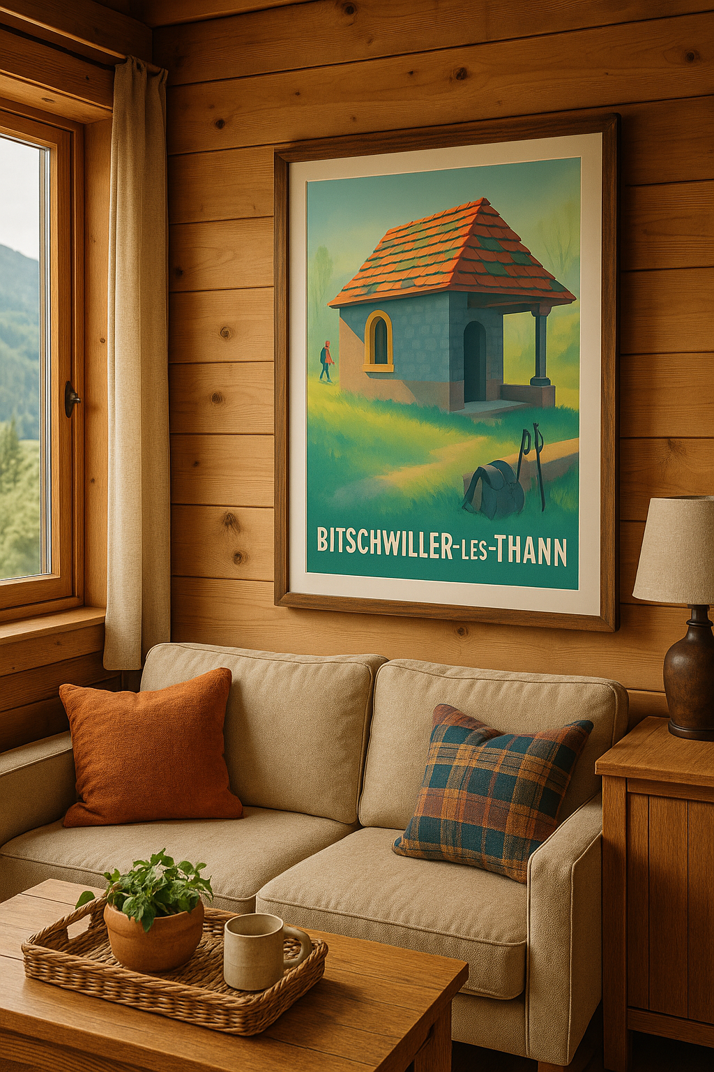 Mise en situation Affiche Bitschwiller-lès-Thann - Escapade paisible au cœur de la nature
