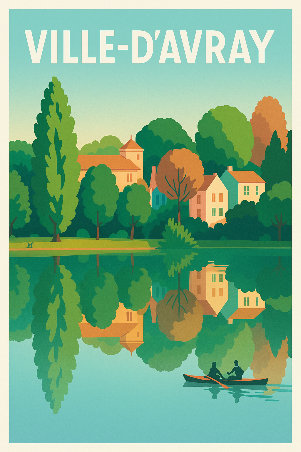 Affiche de Ville-d'Avray - Havre de paix au fil de l'eau