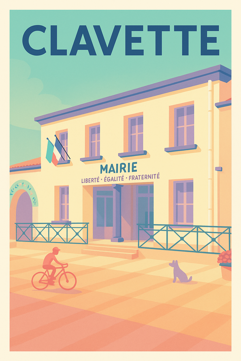 Affiche de Clavette - L'Esprit Paisible de la Mairie