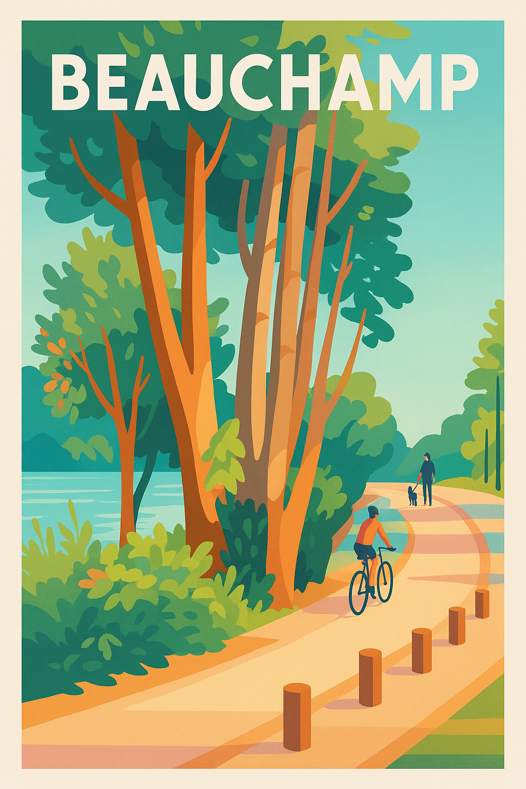 Affiche de Beauchamp - Promenade au cœur de la nature