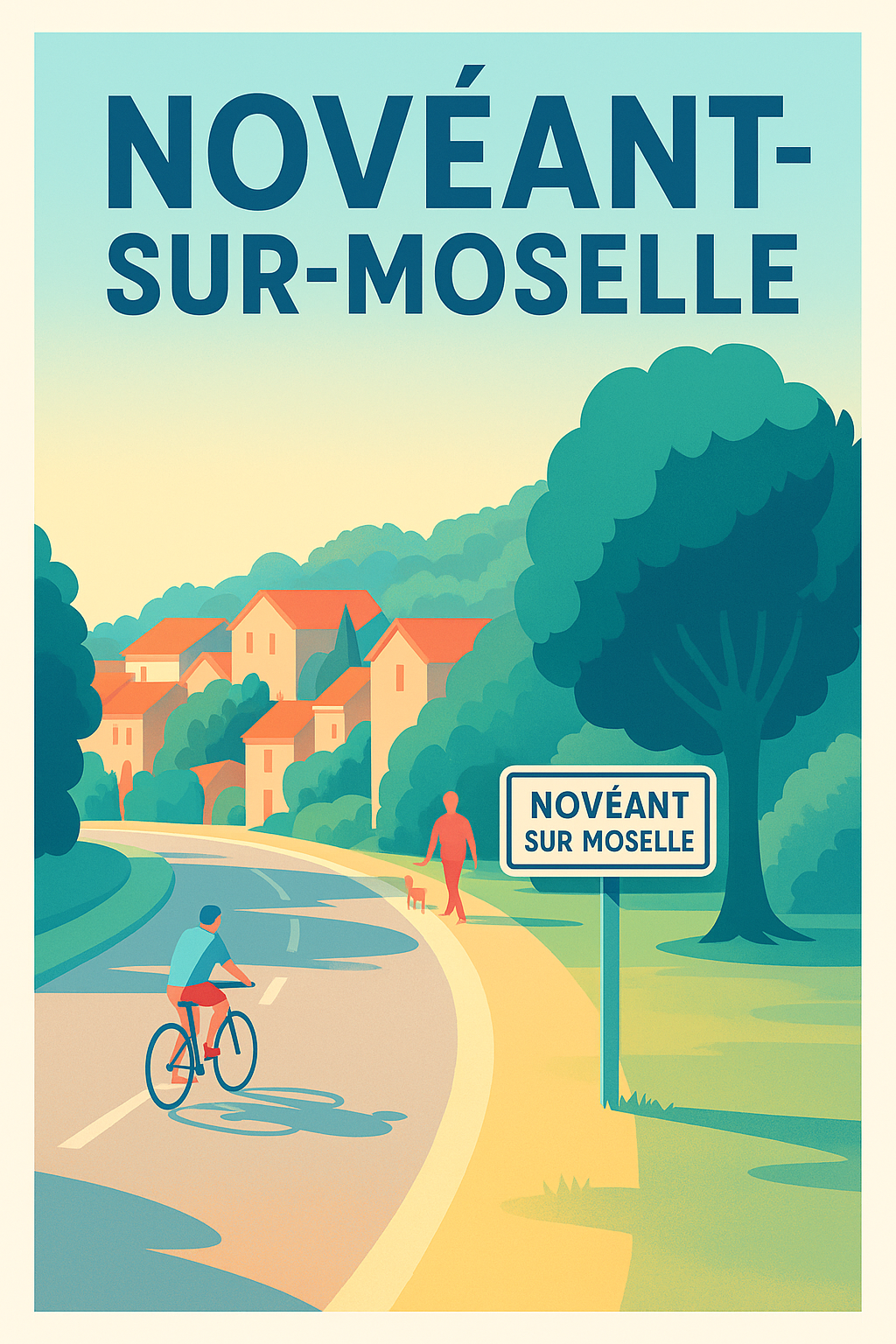 Affiche de Novéant-sur-Moselle - Charme paisible et nature préservée