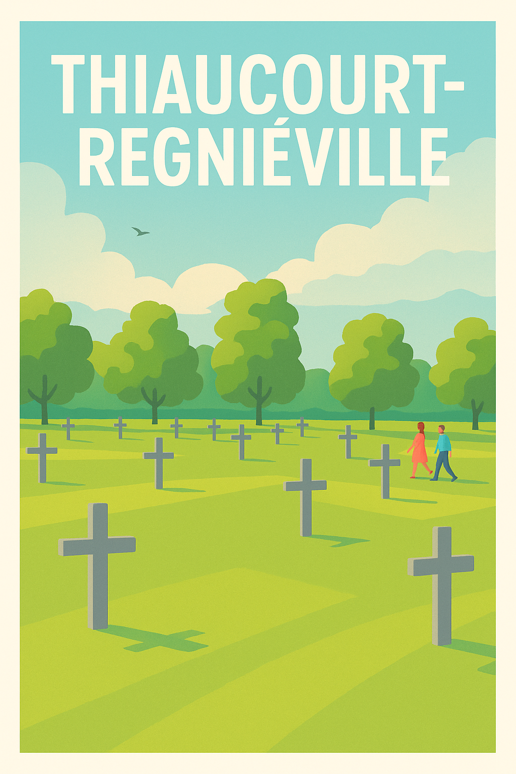Affiche de Thiaucourt-Regniéville - Mémoire et Sérénité en Paysage