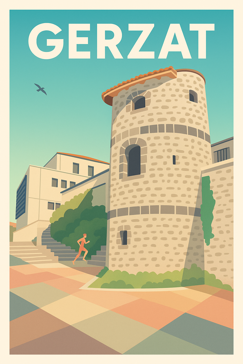 Affiche de Gerzat - Entre histoire et modernité