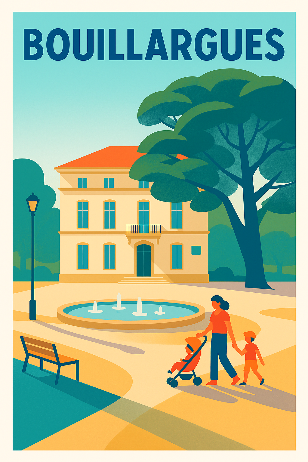 Affiche de Bouillargues - Un havre de paix au cœur de la nature