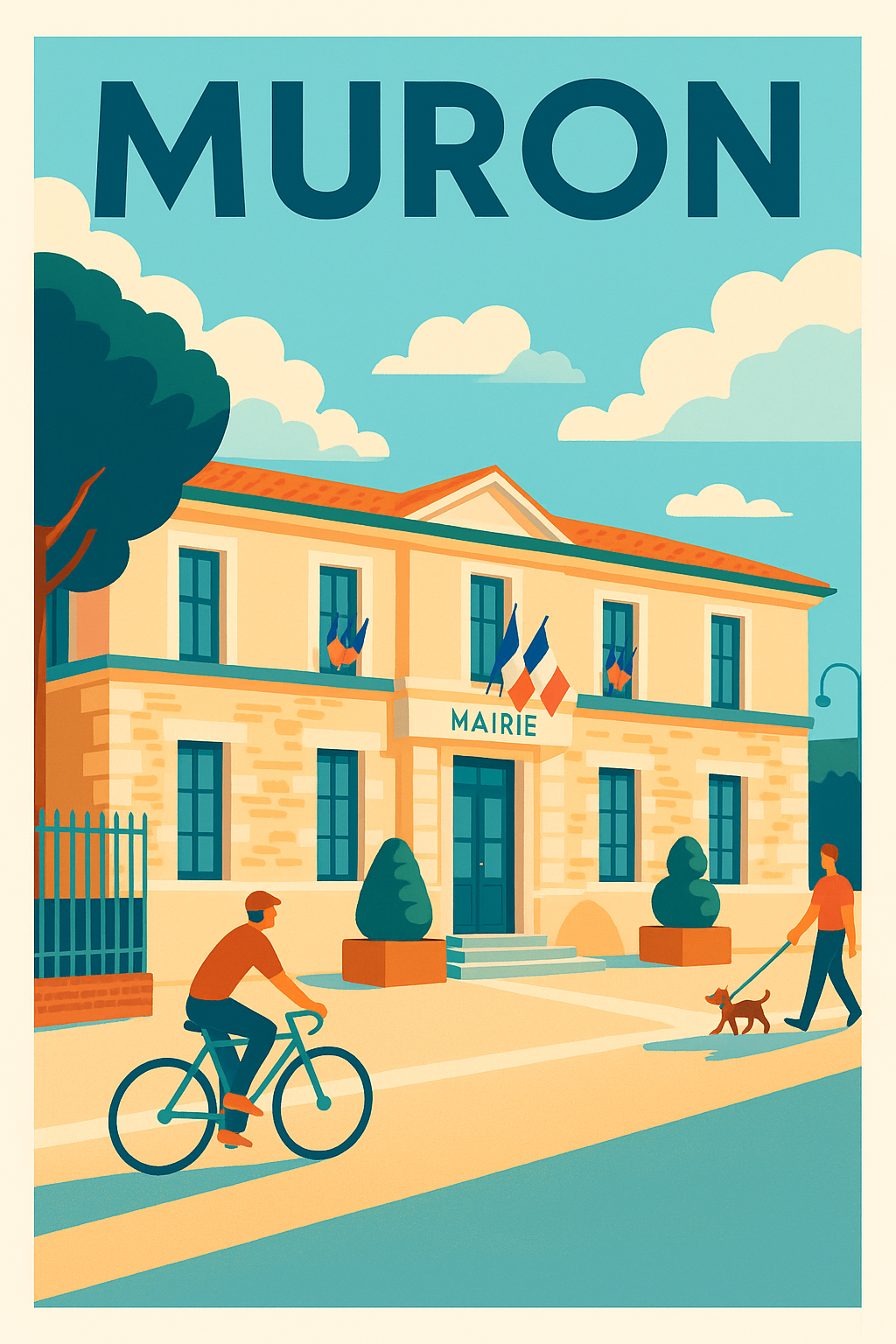 Affiche de Muron - Charme paisible du cœur de village