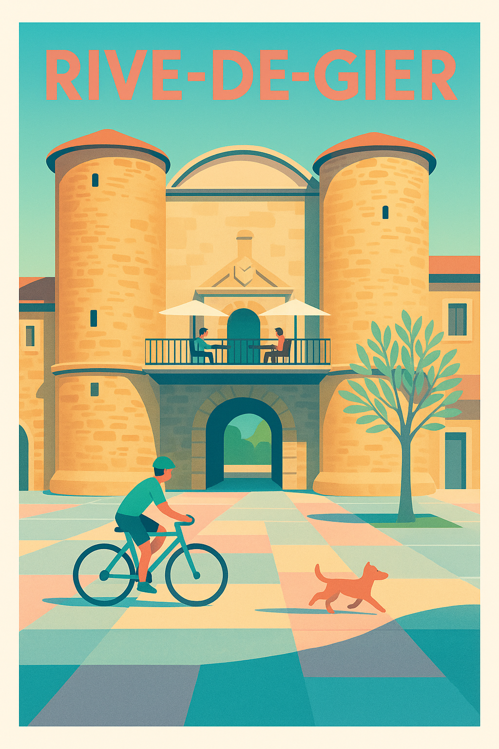 Affiche de Rive-de-Gier - Charme historique et vie douce