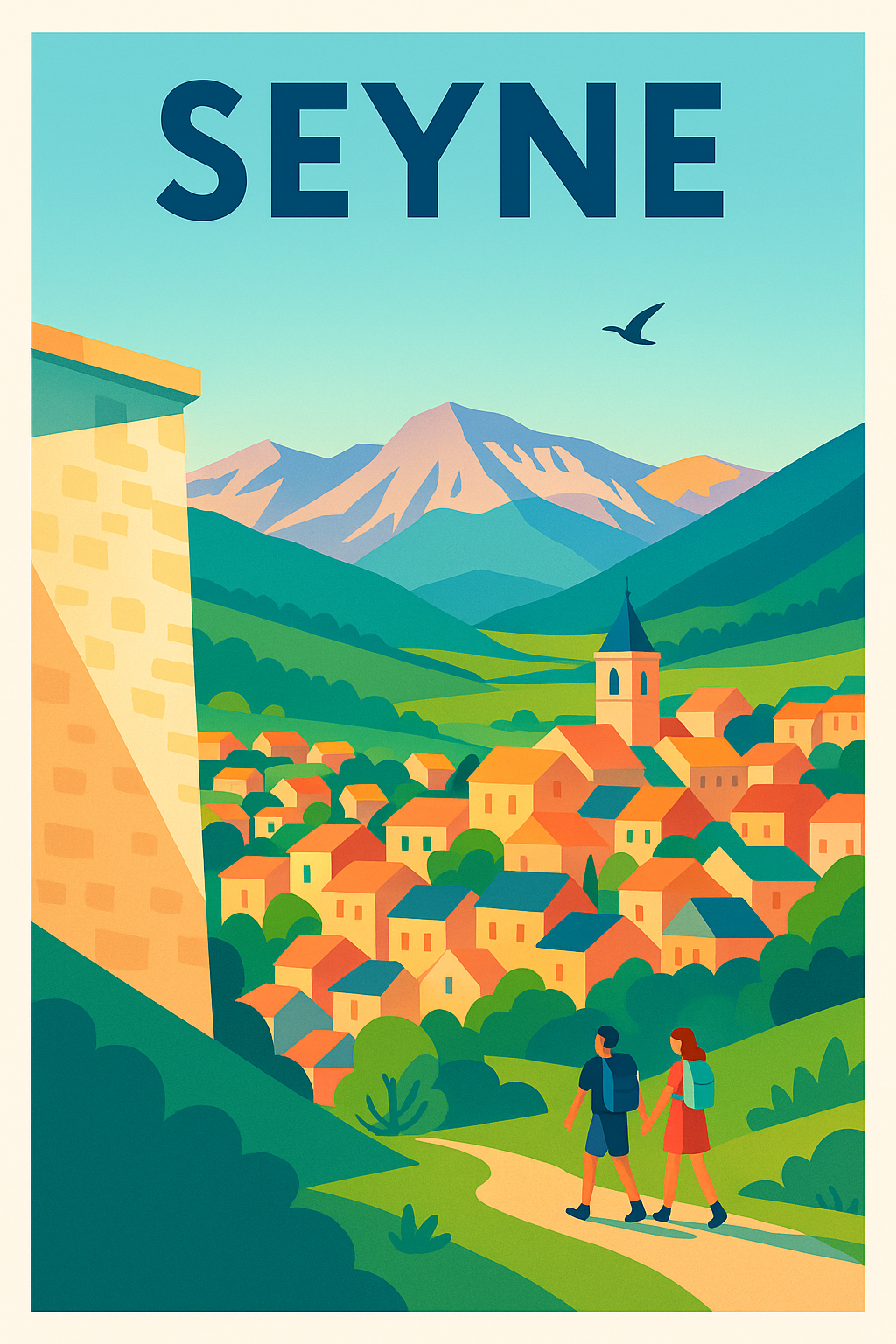 Affiche de Seyne - Évasion au cœur des montagnes
