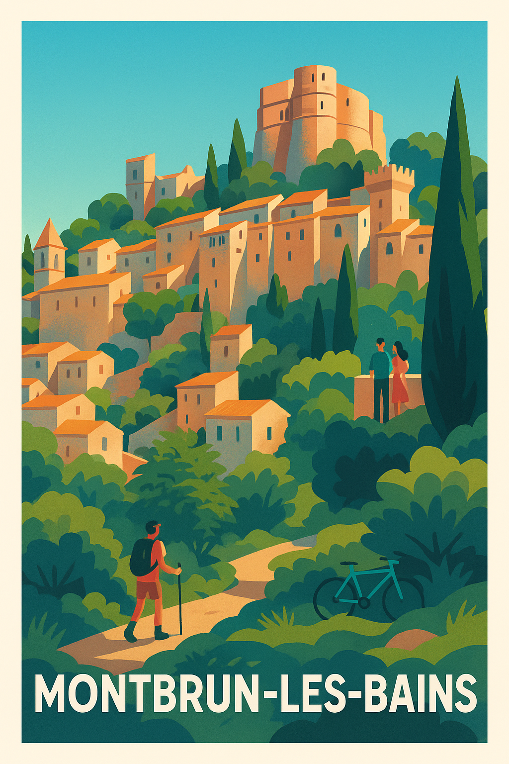 Affiche de Montbrun-les-Bains - Escapade au cœur d'un village perché