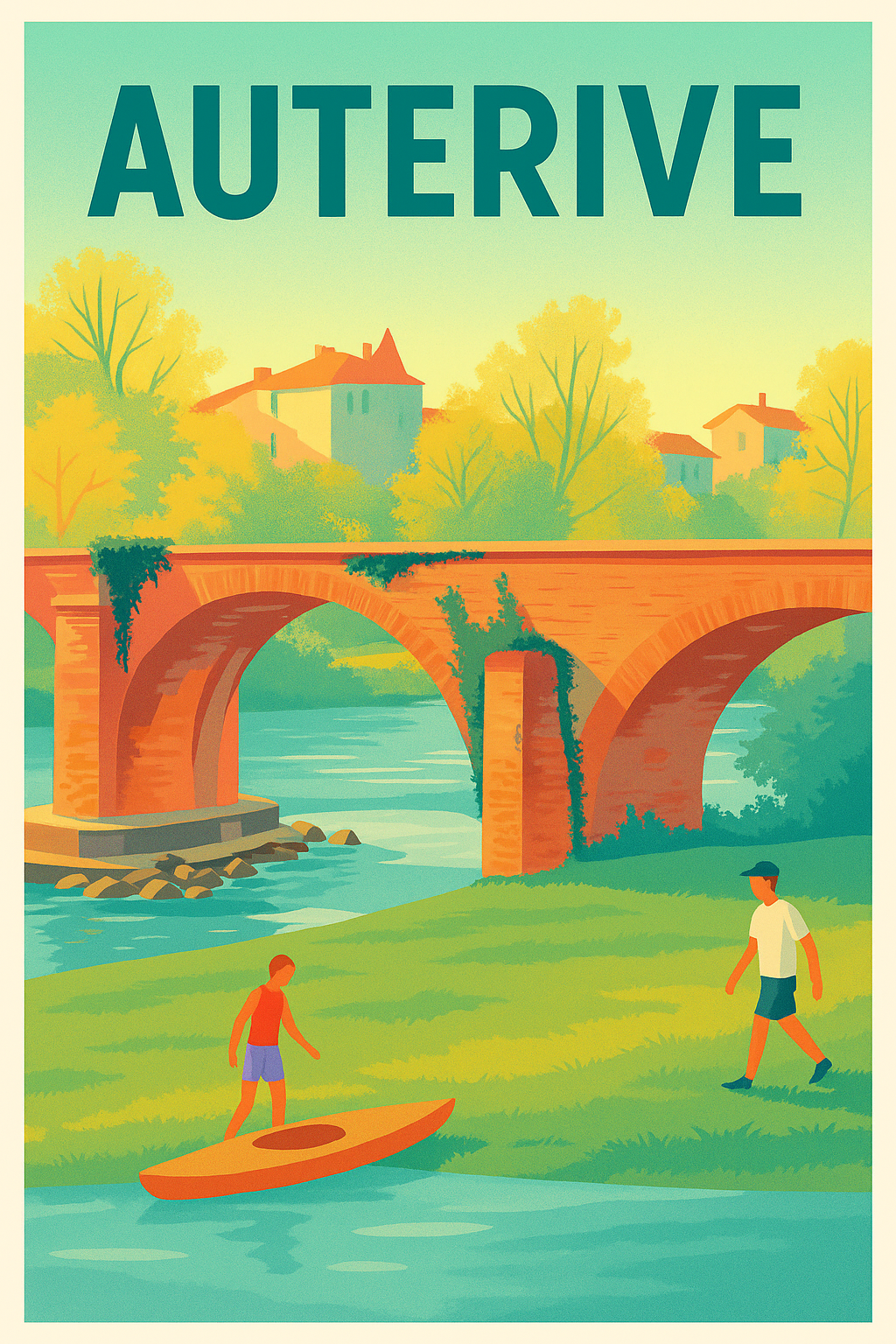 Affiche de Auterive - Évasion au fil de la rivière