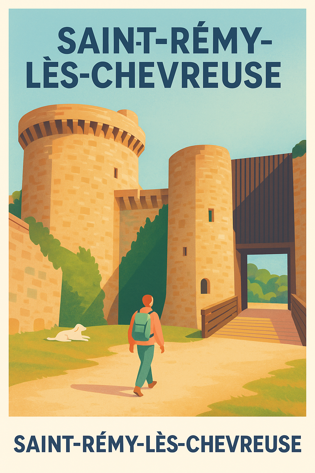 Affiche de Saint-Rémy-lès-Chevreuse - Explorez le charme médiéval