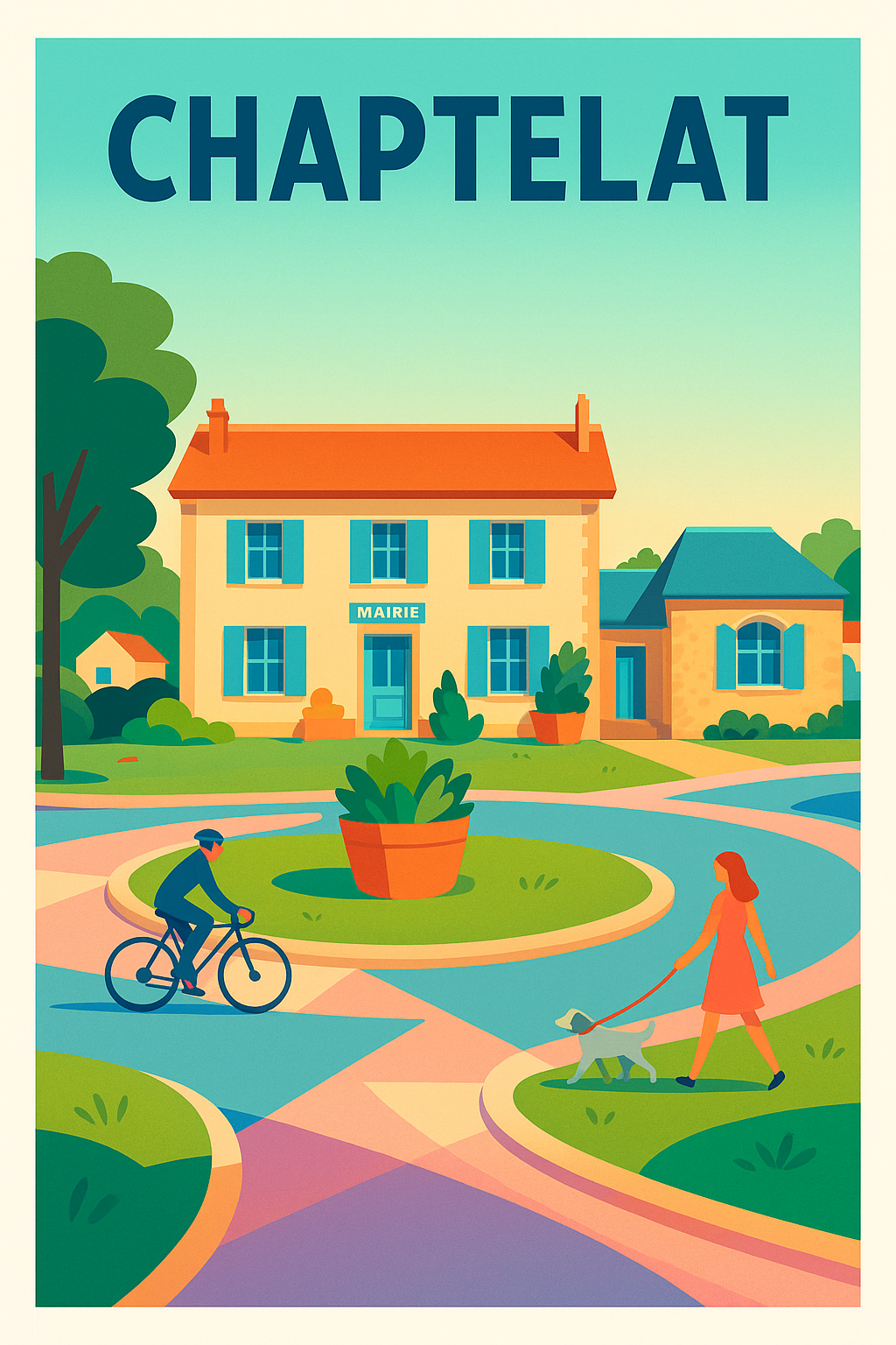 Affiche de Chaptelat - Charme et sérénité au cœur du village