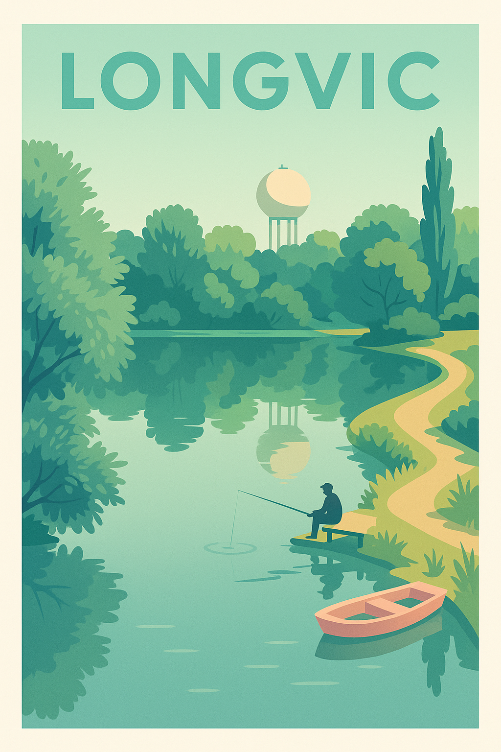 Affiche de Longvic - Sérénité au fil de l'eau