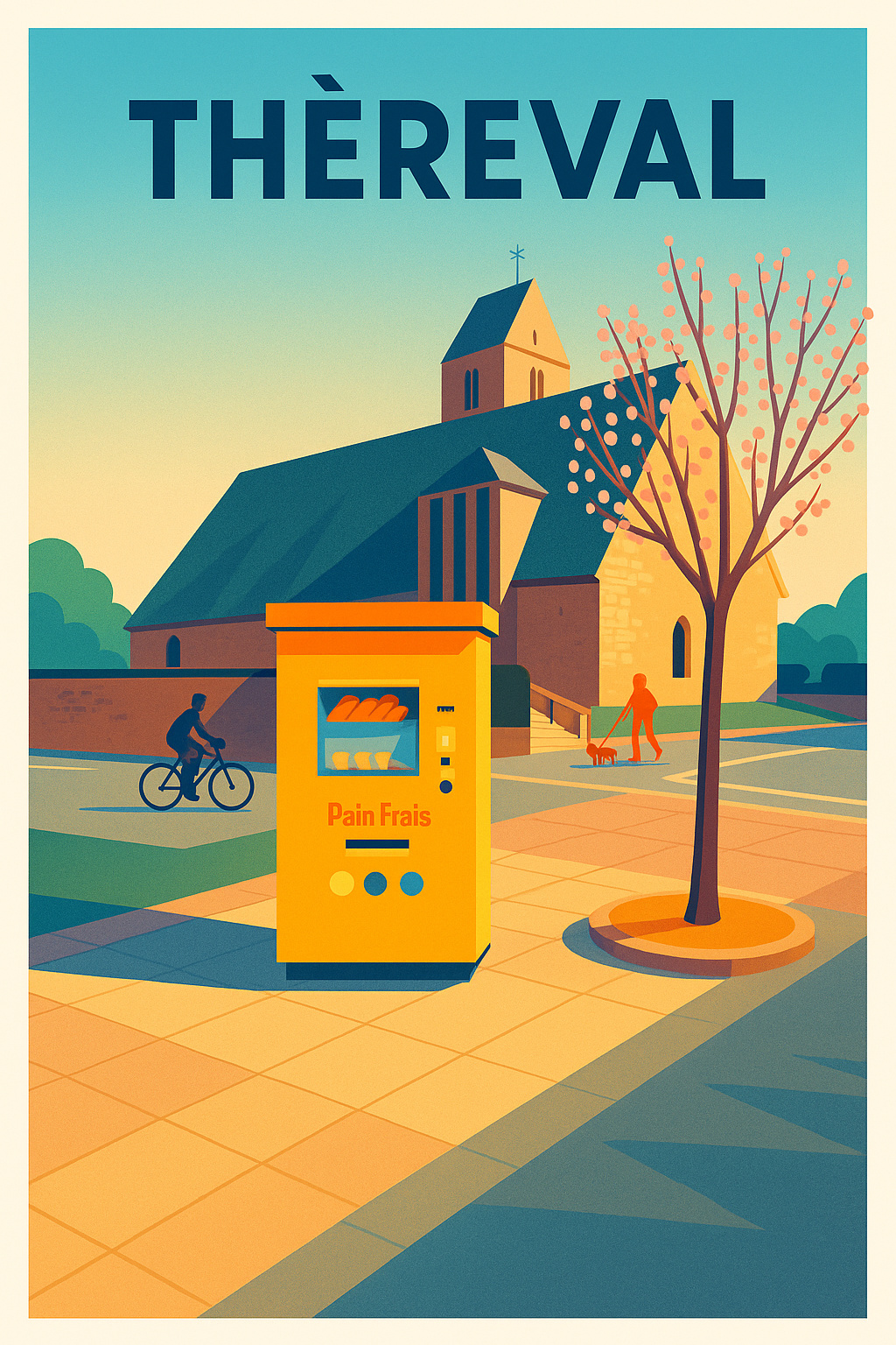 Affiche de Thèreval - Charme et douceur de la vie locale