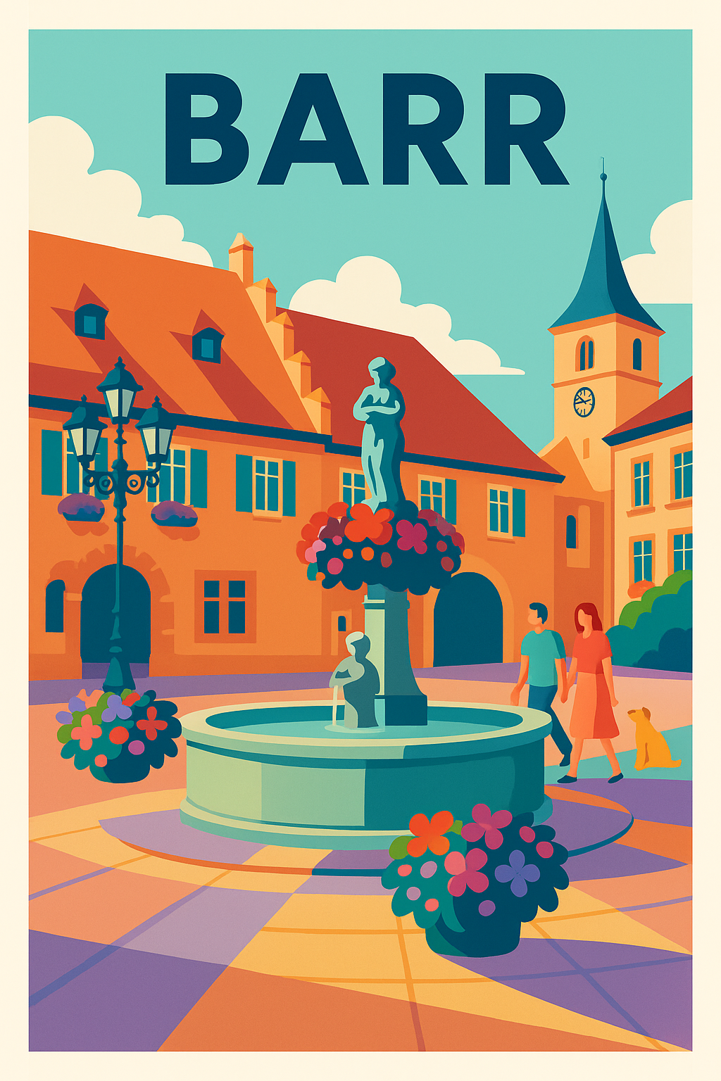 Affiche de Barr - Charme pittoresque au cœur de l'Alsace