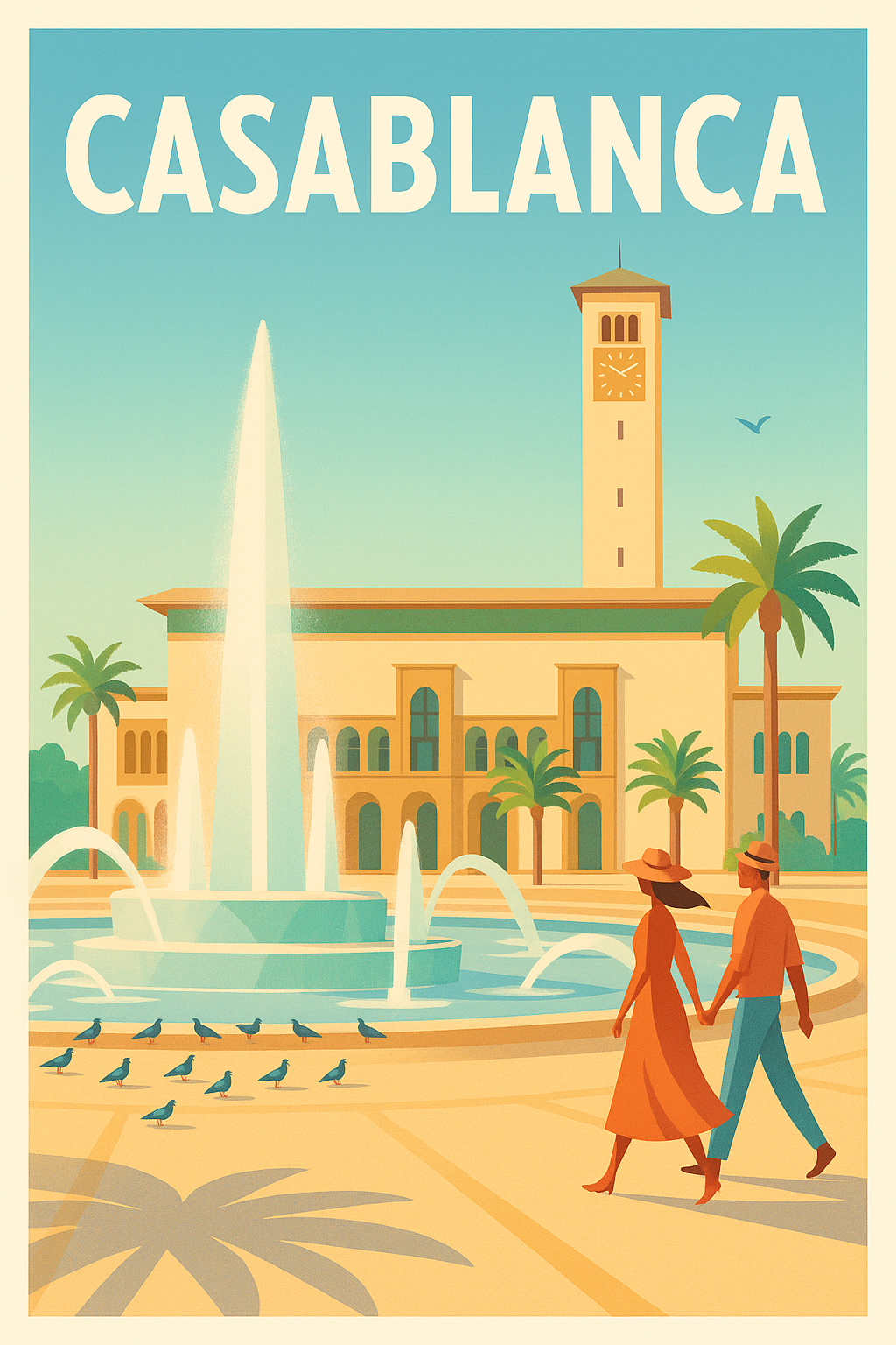 Affiche de Casablanca - Promenade au cœur de la ville blanche