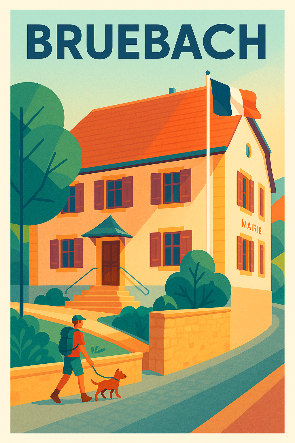 Affiche de Bruebach - Charme et sérénité au cœur du village