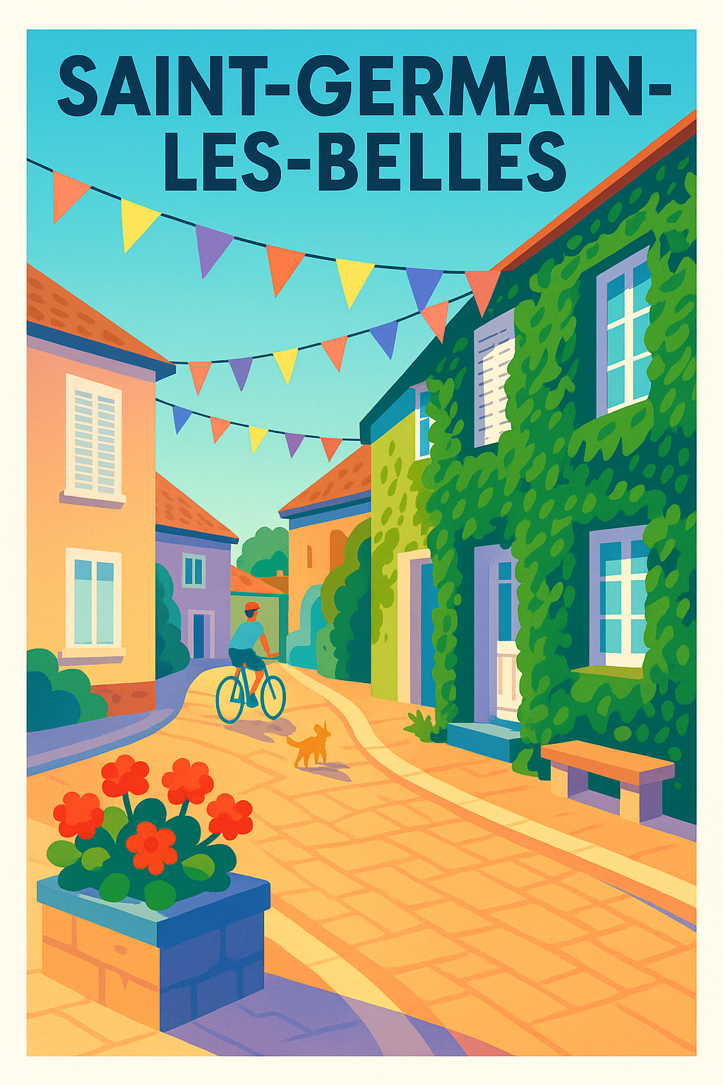 Affiche de Saint-Germain-les-Belles - L'élégance champêtre au quotidien