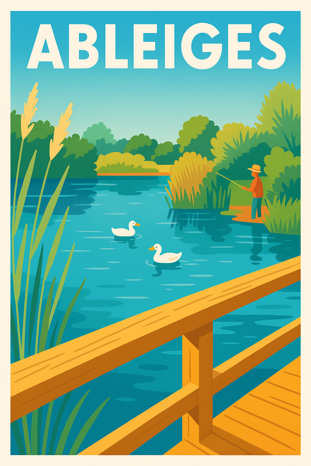 Affiche de Ableiges - Évasion bucolique au cœur de la nature