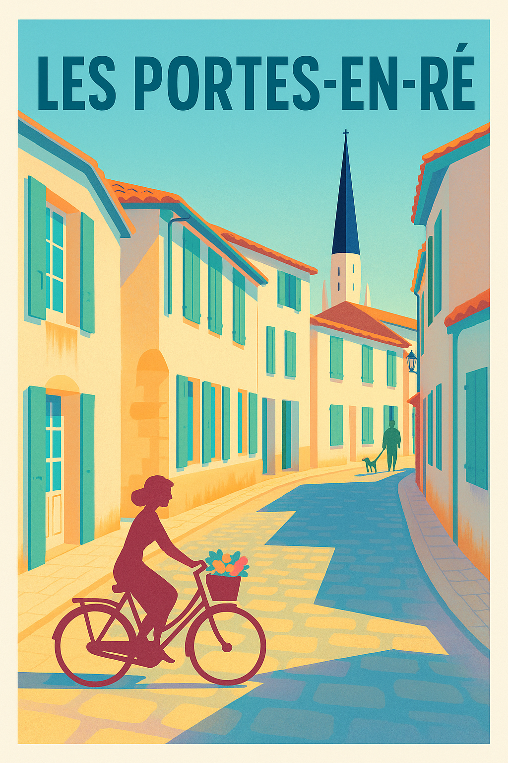Affiche de Les Portes-en-Ré - Douceur et sérénité insulaire