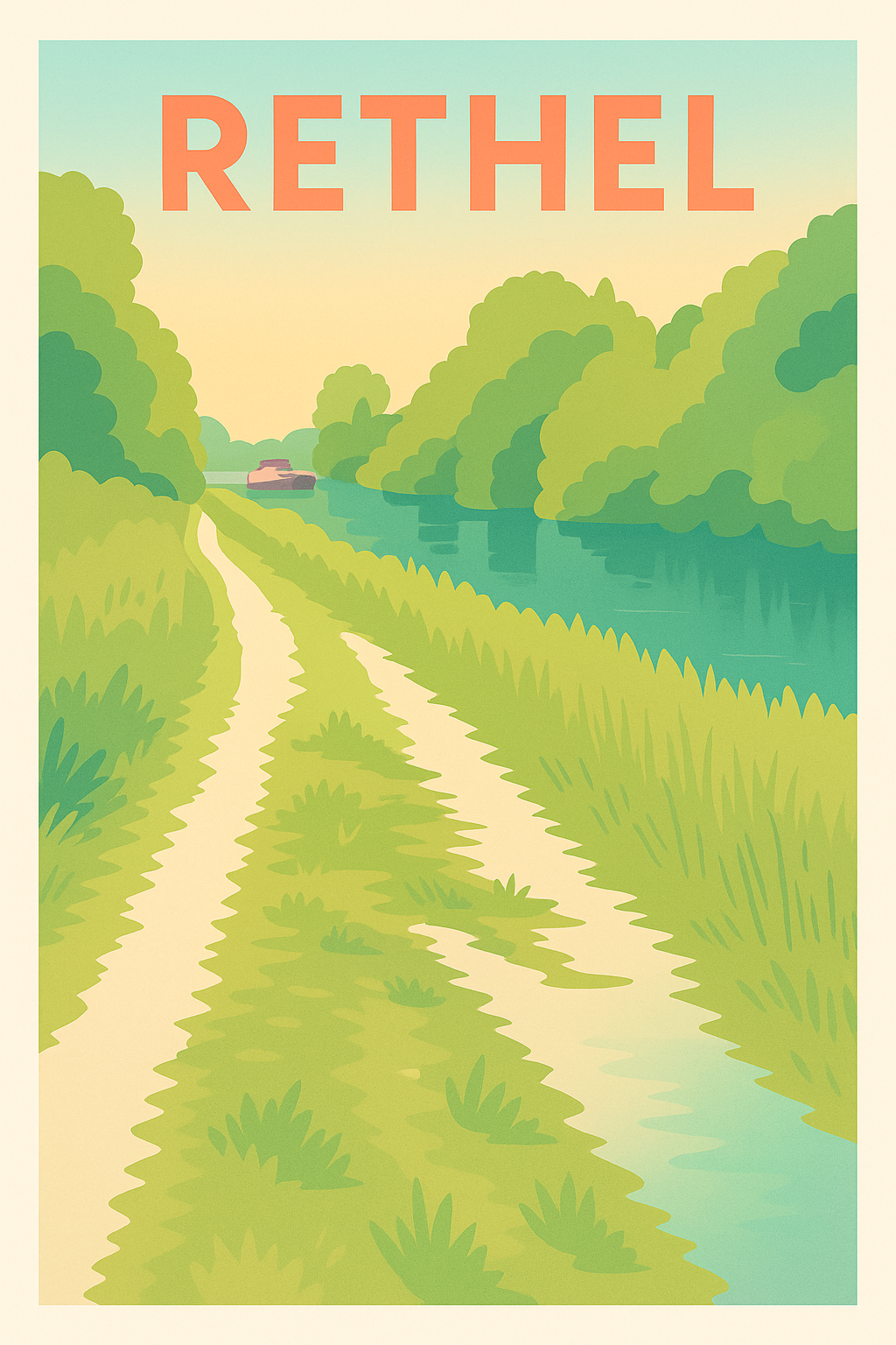 Affiche de Rethel - Sérénité au fil de l'eau