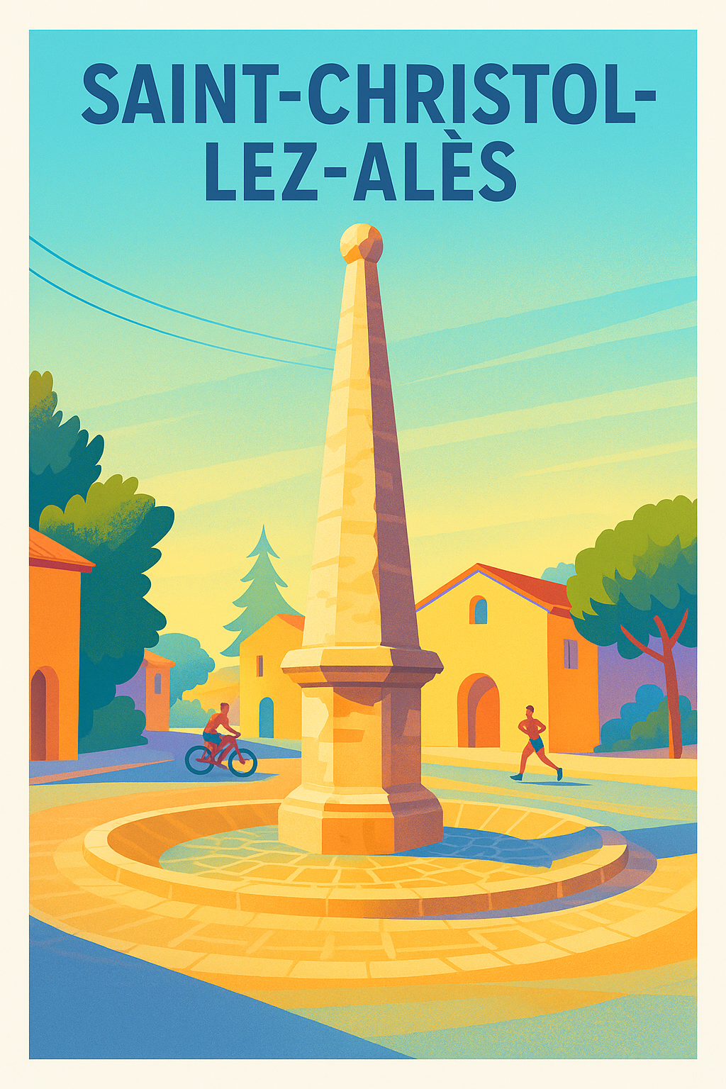 Affiche de Saint-Christol-lez-Alès - Charme et douceur de vivre méridionale