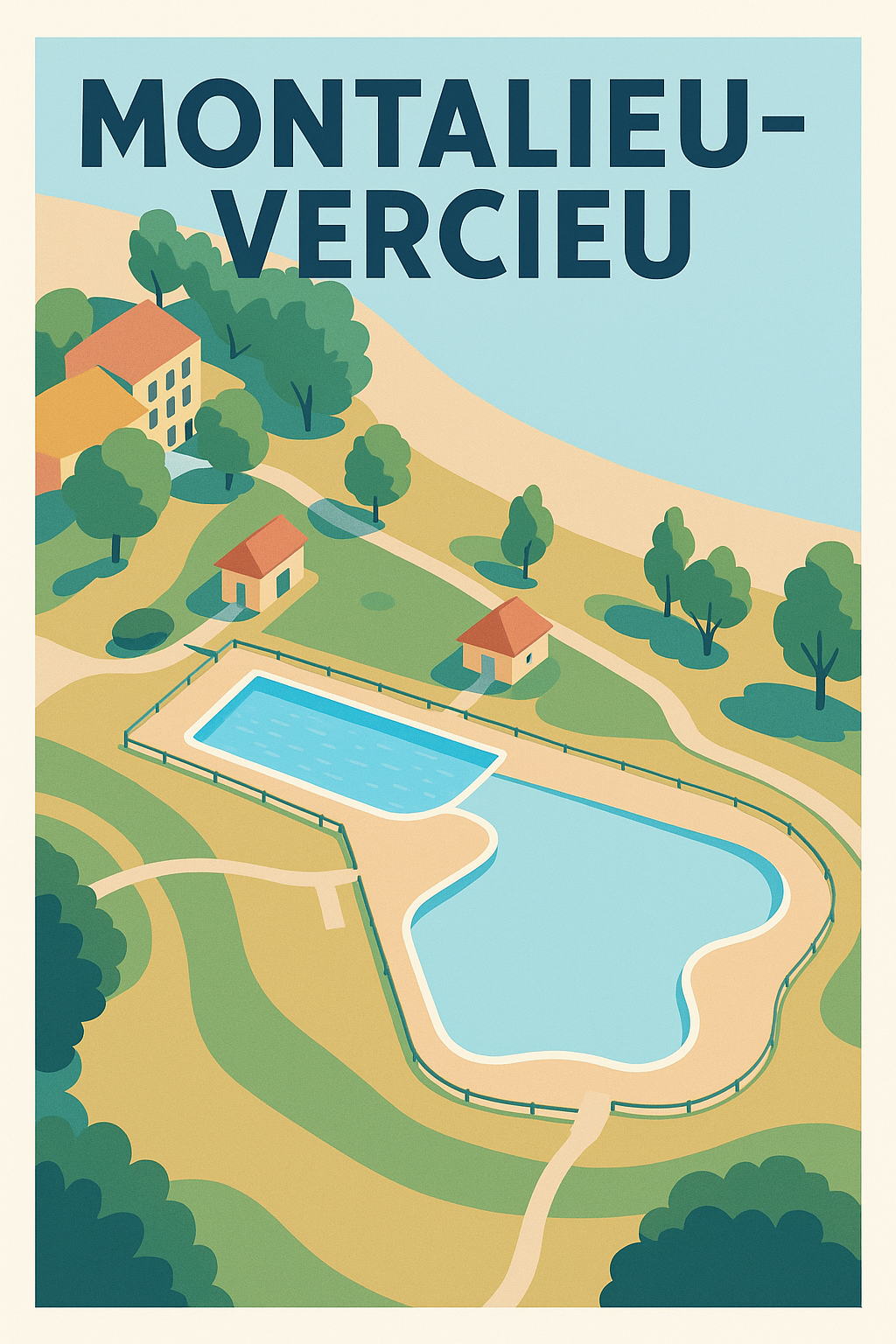 Affiche de Montalieu-Vercieu - Évasion nature et détente au cœur du paysage