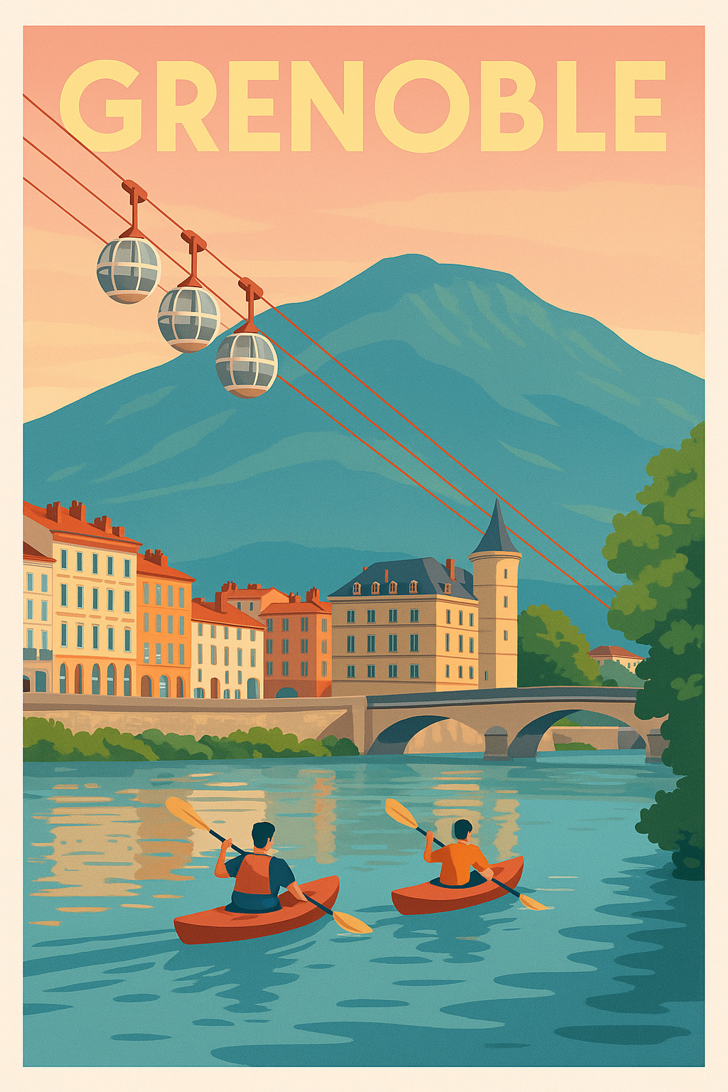 Grenoble - Aventure entre montagnes et rivière