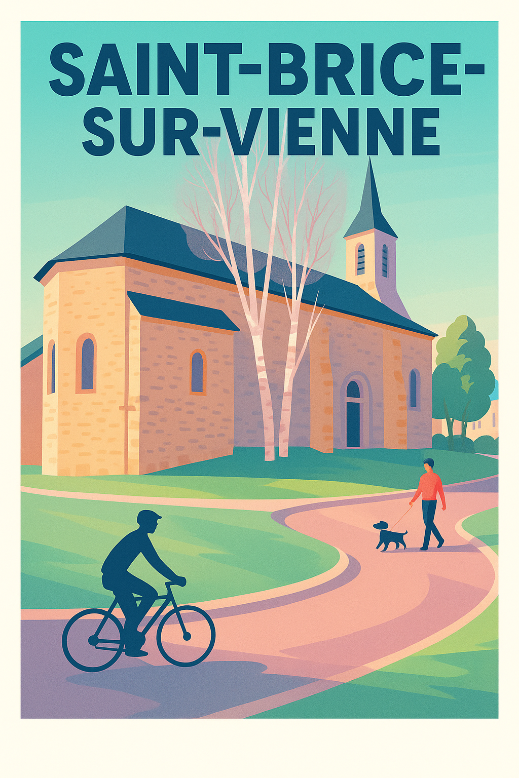 Affiche de Saint-Brice-sur-Vienne - Harmonie et Sérénité en Pays Limousin