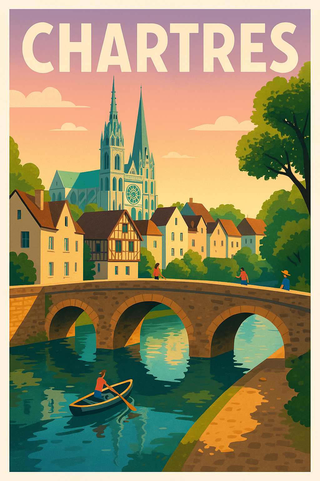 Chartres - Entre ponts charmants et cathédrale céleste