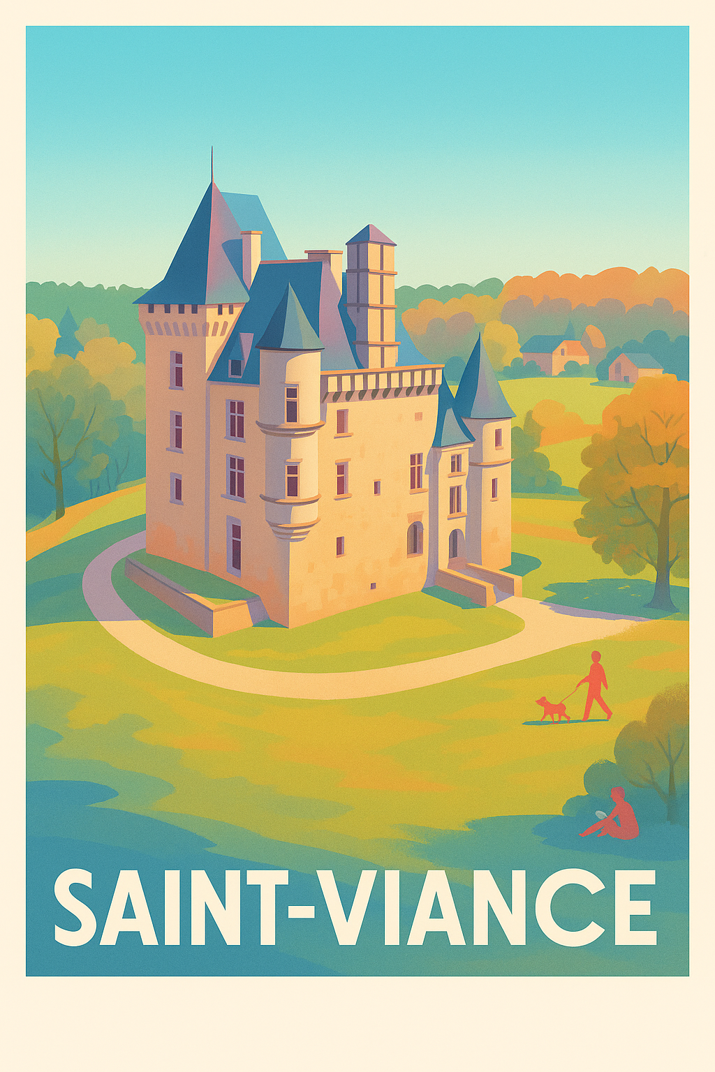 Affiche de Saint-Viance - Charme et sérénité au château