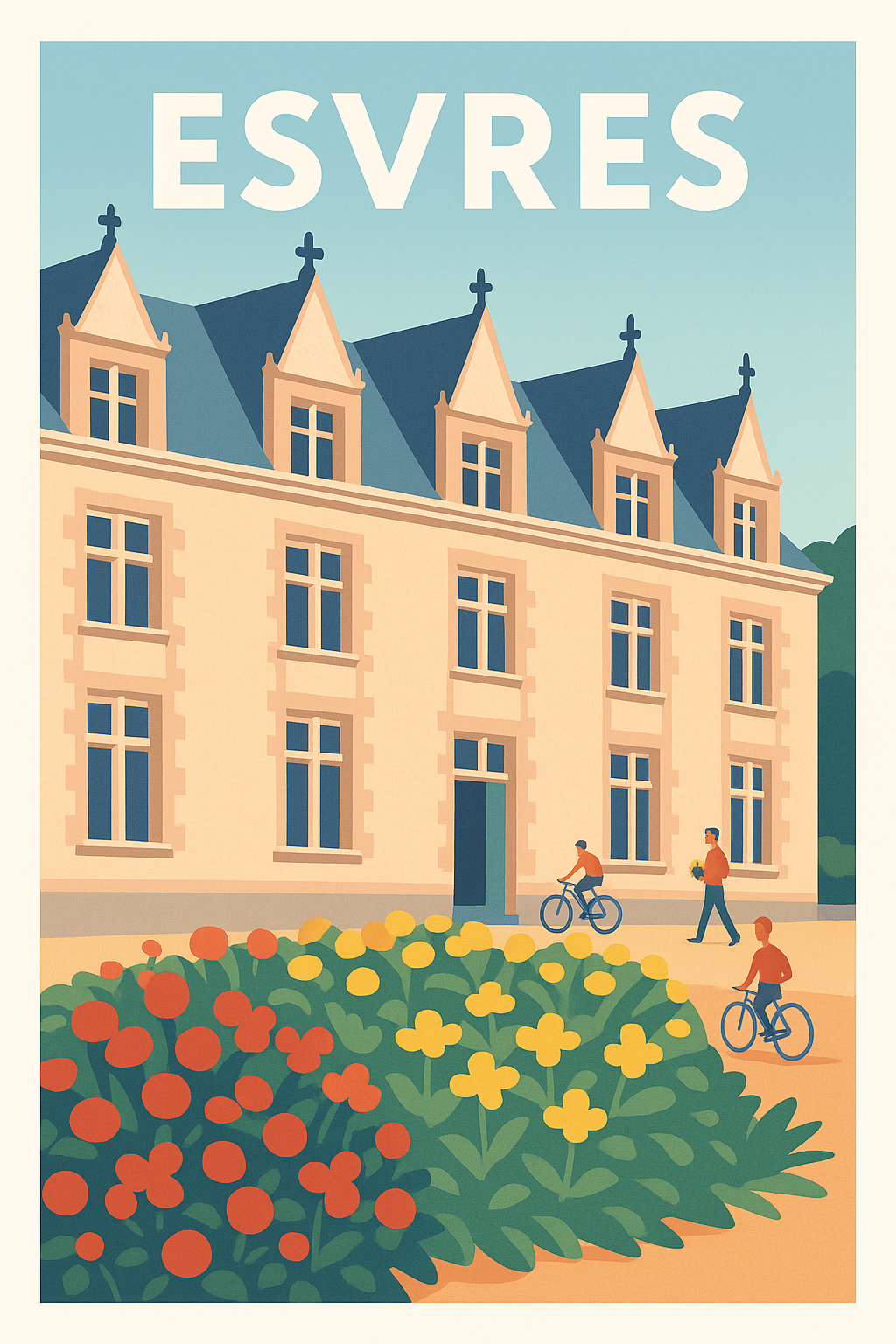 Affiche de Esvres - Charme et sérénité au cœur de la ville