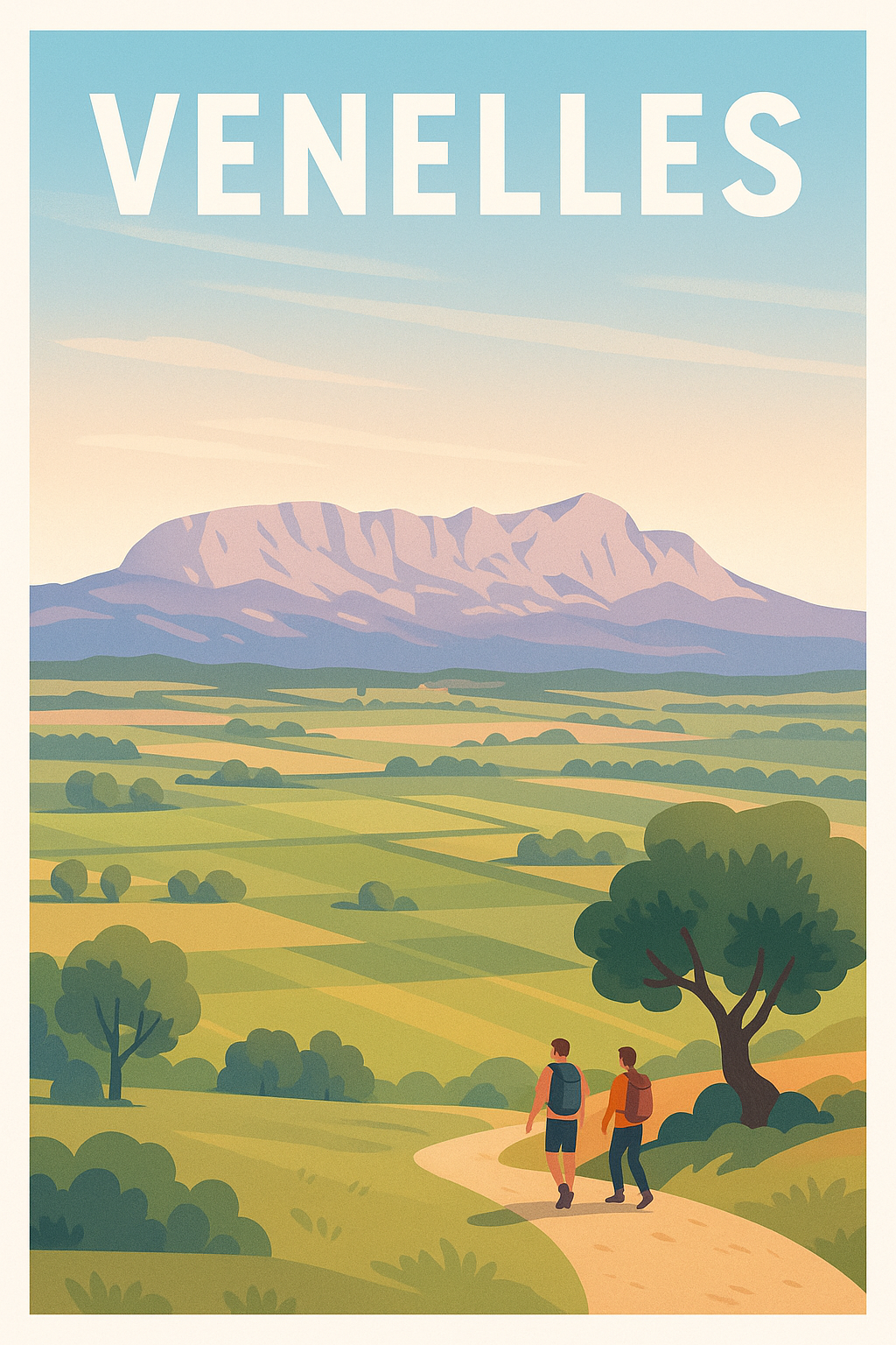 Affiche de Venelles - Évasion et nature au pied de la montagne