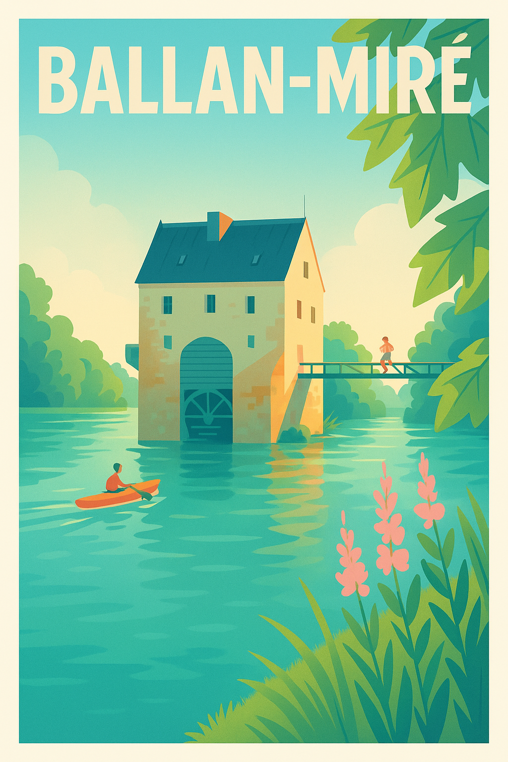 Affiche de Ballan-Miré - Escapade paisible au bord de l'eau