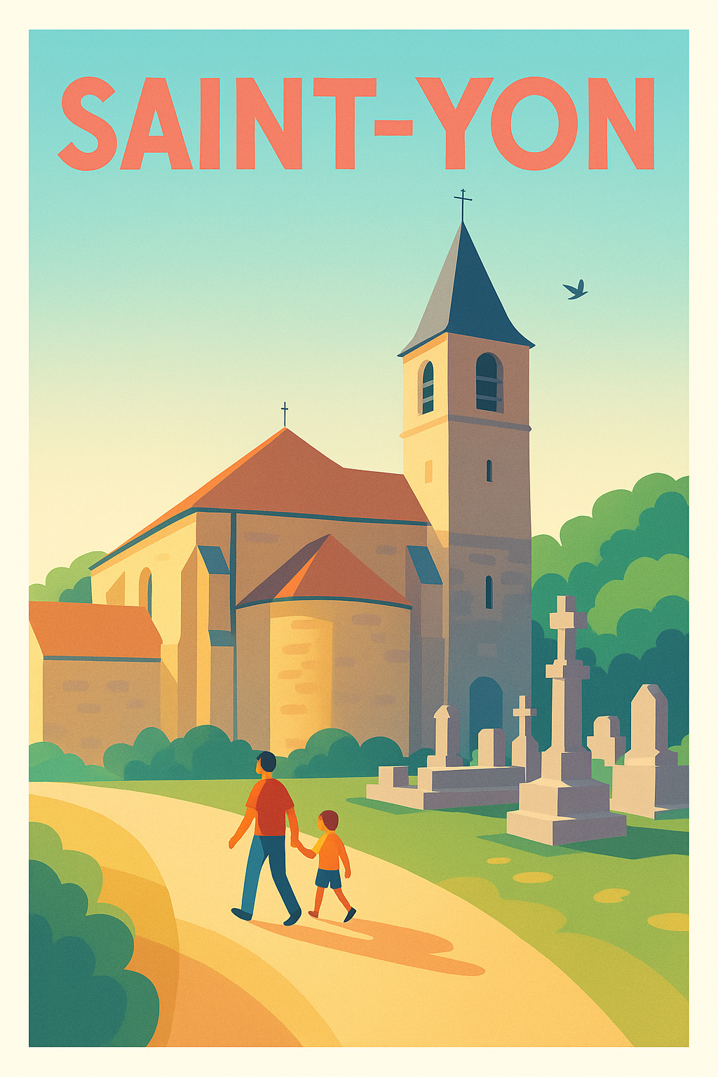 Affiche de Saint-Yon - Tranquillité et charme bucolique