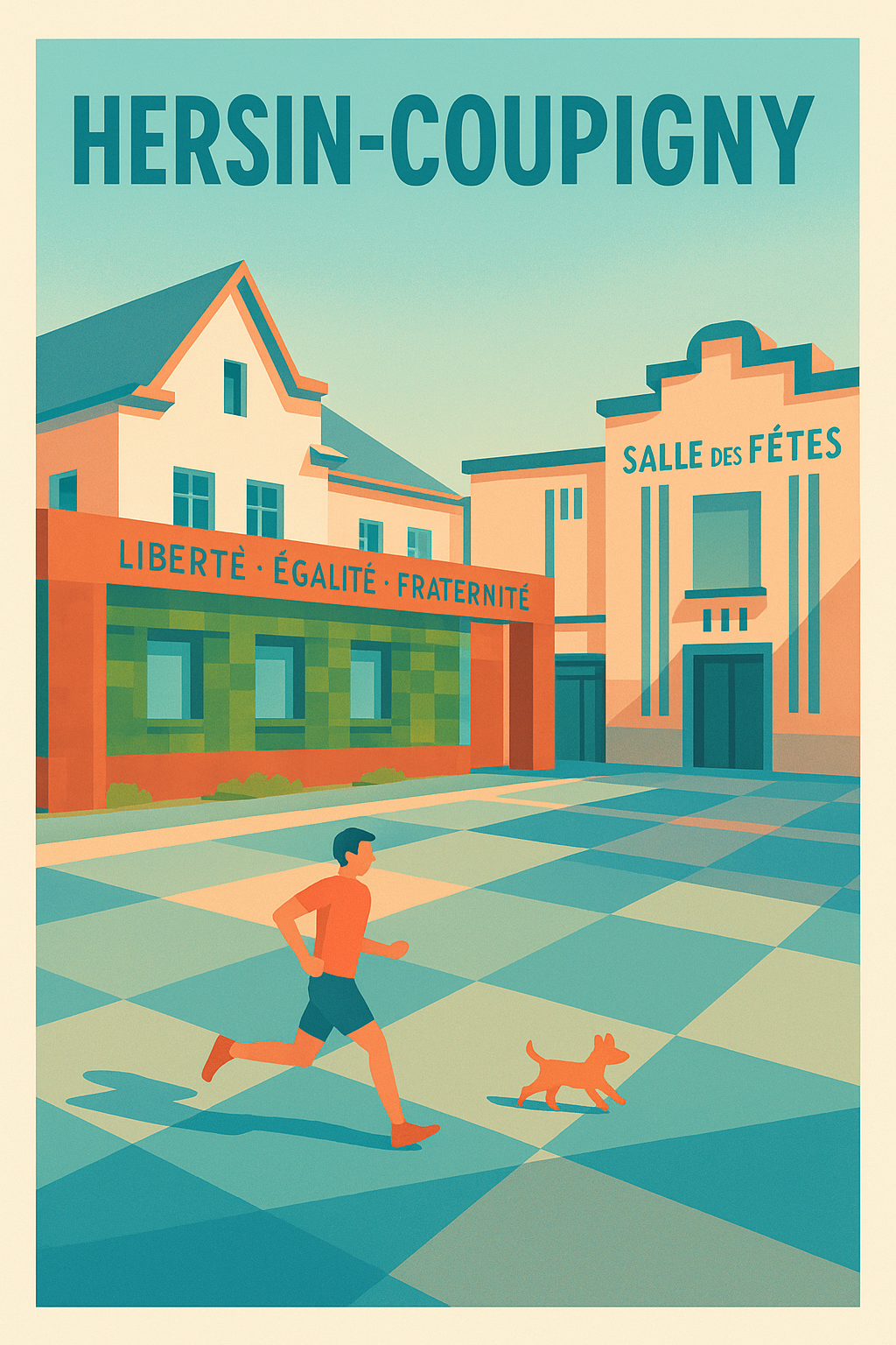 Affiche de Hersin-Coupigny - L'élégance tranquille au quotidien