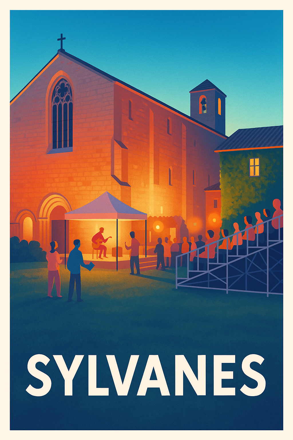 Affiche Sylvanes — Soirée musicale au cœur de l'abbaye · poster d'art de Sylvanes