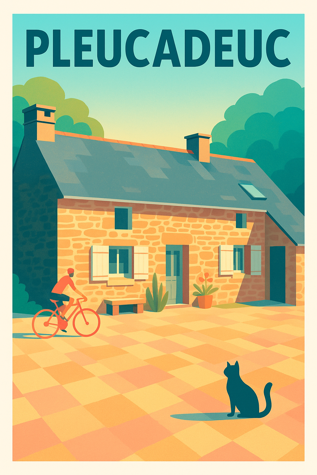 Affiche de Pleucadeuc - Charme paisible d'une maison de campagne