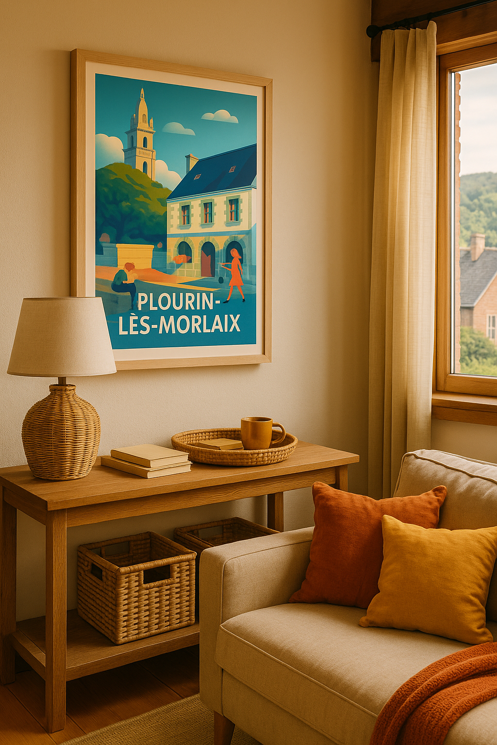 Mise en situation Affiche de Plourin-lès-Morlaix - Charme breton intemporel