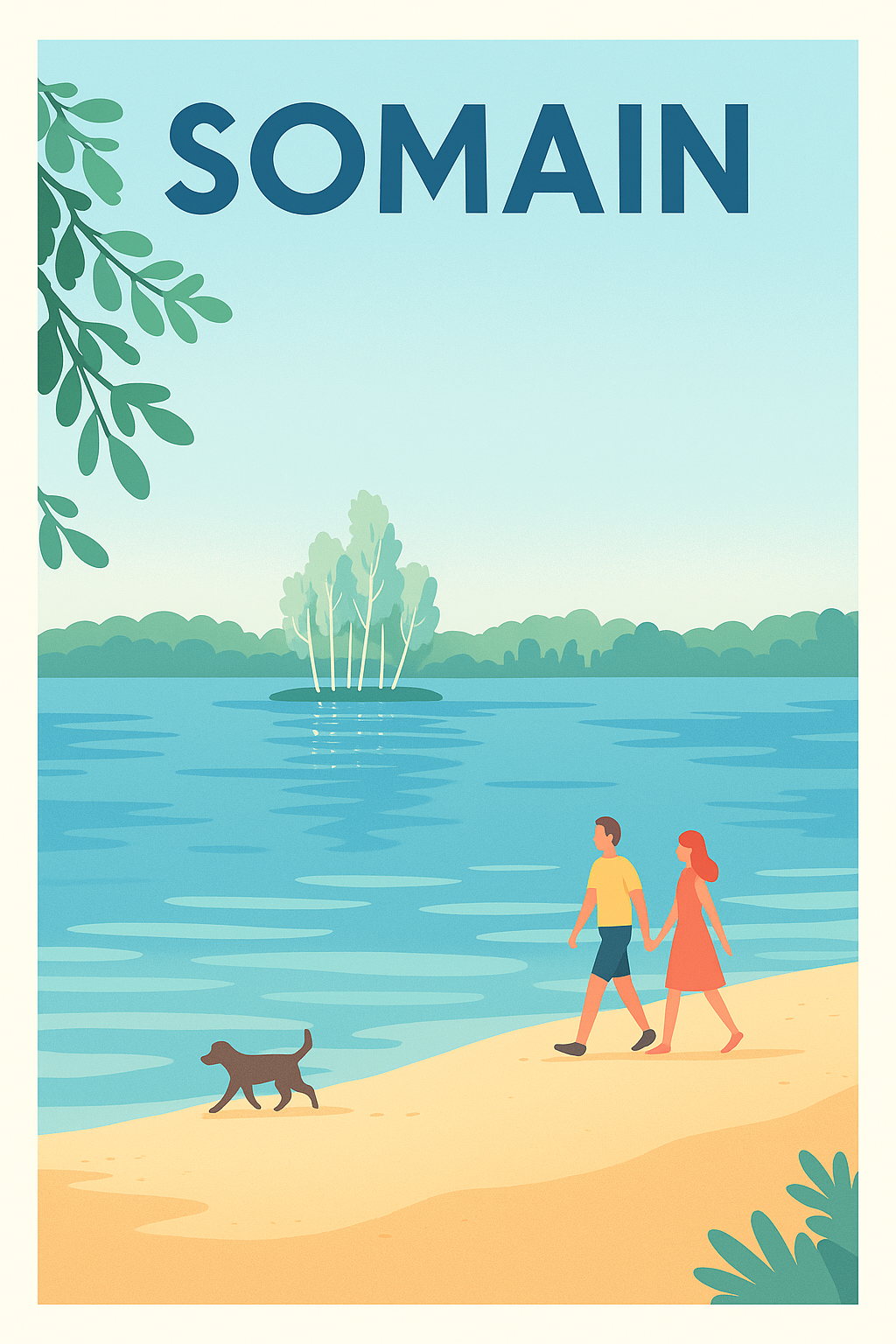 Affiche de Somain - Promenade paisible au bord de l'eau