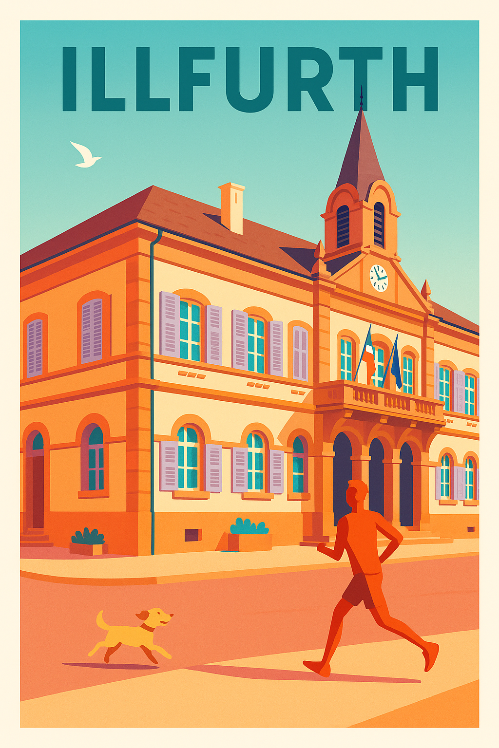 Affiche de Illfurth - L'harmonie urbaine au quotidien