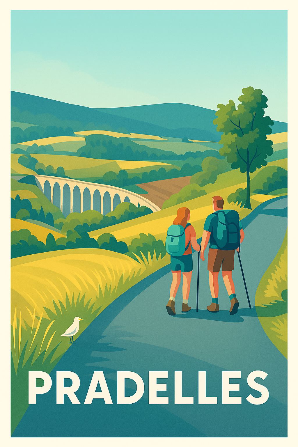 Affiche Pradelles — Échappée Belle en Pleine Nature · poster d'art de Pradelles