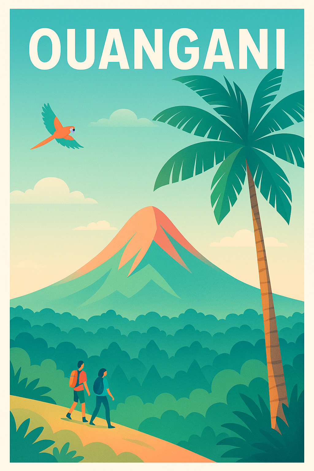 Affiche de Ouangani - L'évasion tropicale au pied du volcan