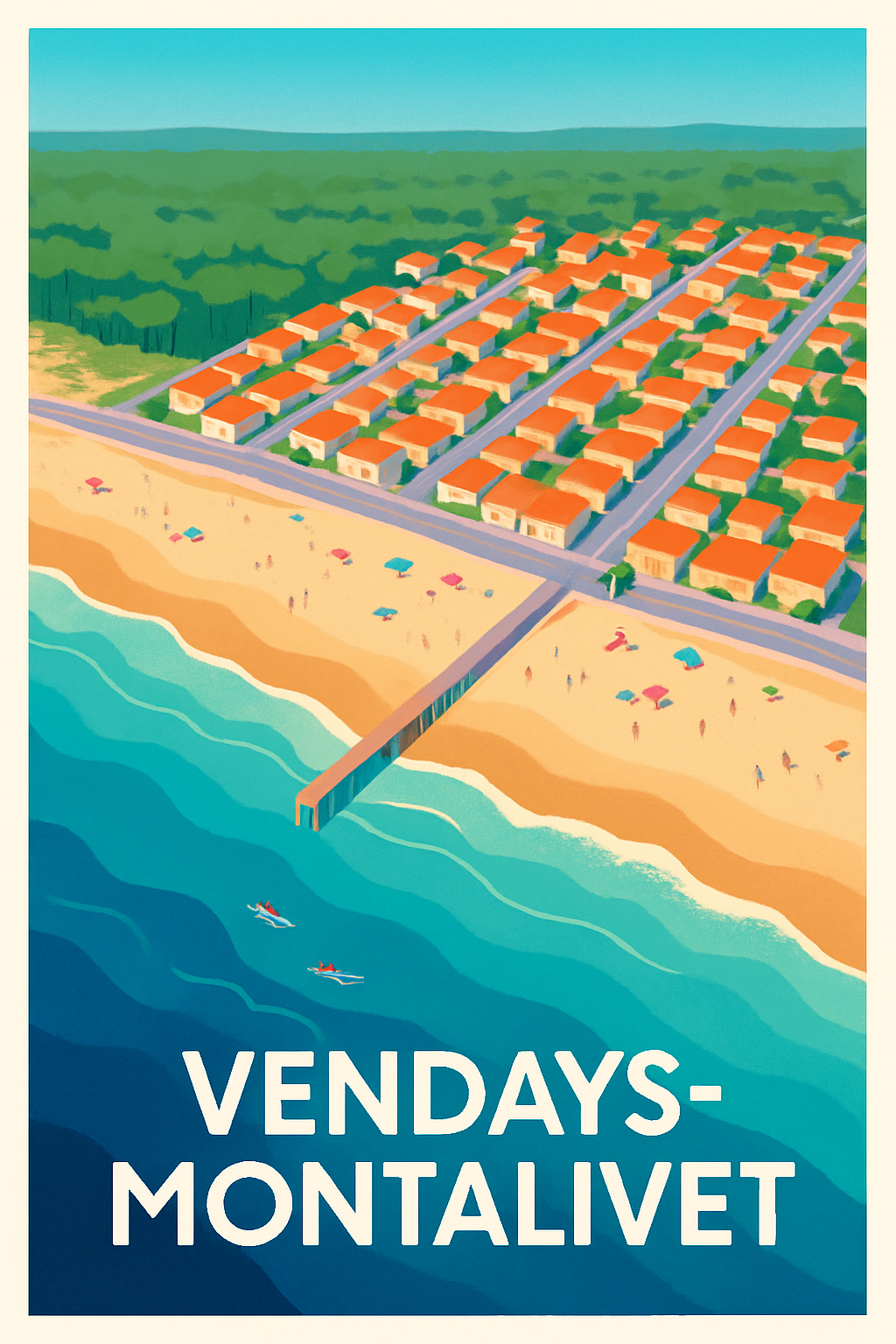 Affiche de Vendays-Montalivet - L'évasion balnéaire à portée de main