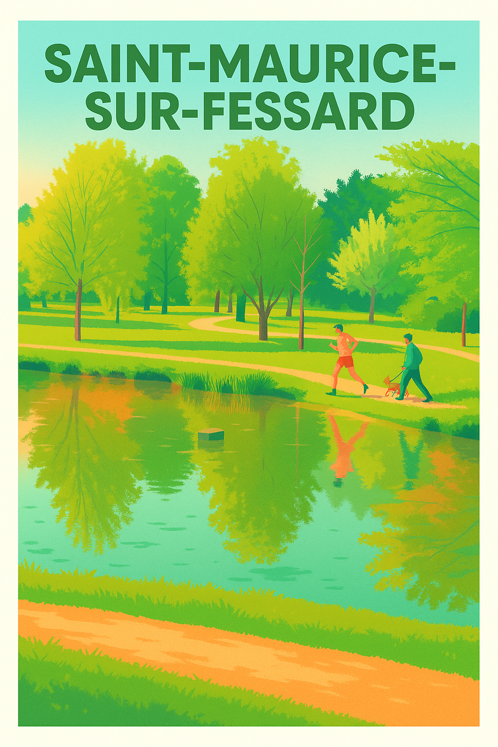 Affiche de Saint-Maurice-sur-Fessard - Évasion nature au fil de l'eau