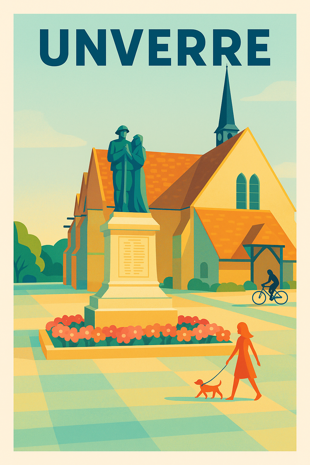 Affiche de Unverre - Charme paisible et architecture traditionnelle